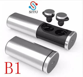 TWS B1 Wireless Bluetooth 4.1 Earbuds with Charging Socket Mini Stereo Earphone For iPhone 7 6s
TWS B1 Wireless Bluetooth 4.1 Earbuds with Charging Socket Mini Stereo Earphone For iPhone 7 6s