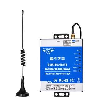 Wireless Industrial IoT SMS Gateway Modbus TCP to MQTT for Solar Power Station Charging Pile PLC VFD Diesel Generators
Wireless Industrial IoT SMS Gateway Modbus TCP to MQTT for Solar Power Station Charging Pile PLC VFD Diesel Generators