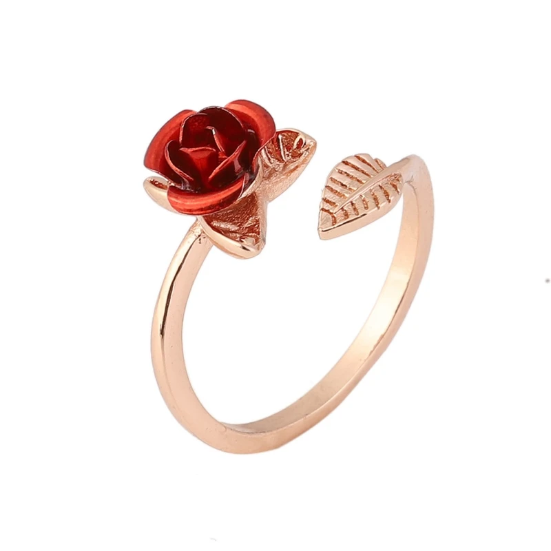 1pcs Rose Ring For Mother's Day Gift Gold Color Adjustable Opening Finger Rings For Women Wedding Party Favors Gifts
1pcs Rose Ring For Mother's Day Gift Gold Color Adjustable Opening Finger Rings For Women Wedding Party Favors Gifts