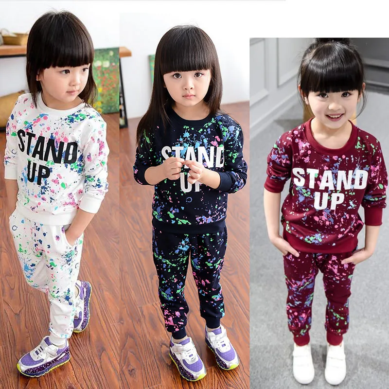 MERI AMMI 2 pcs Set Children Girl Clothing Outfit Set Long Sleeve Cotton Tee + Sporty Pants For 2-8 Year Girl
MERI AMMI 2 pcs Set Children Girl Clothing Outfit Set Long Sleeve Cotton Tee + Sporty Pants For 2-8 Year Girl
