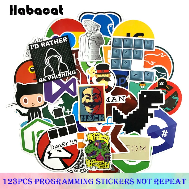 123Pcs/Pack Programming Stickers Geek Stickers Java Hacker For Motorcycle Skateboard Luggage Laptop Bicycle Pegatinas For Toy
123Pcs/Pack Programming Stickers Geek Stickers Java Hacker For Motorcycle Skateboard Luggage Laptop Bicycle Pegatinas For Toy
