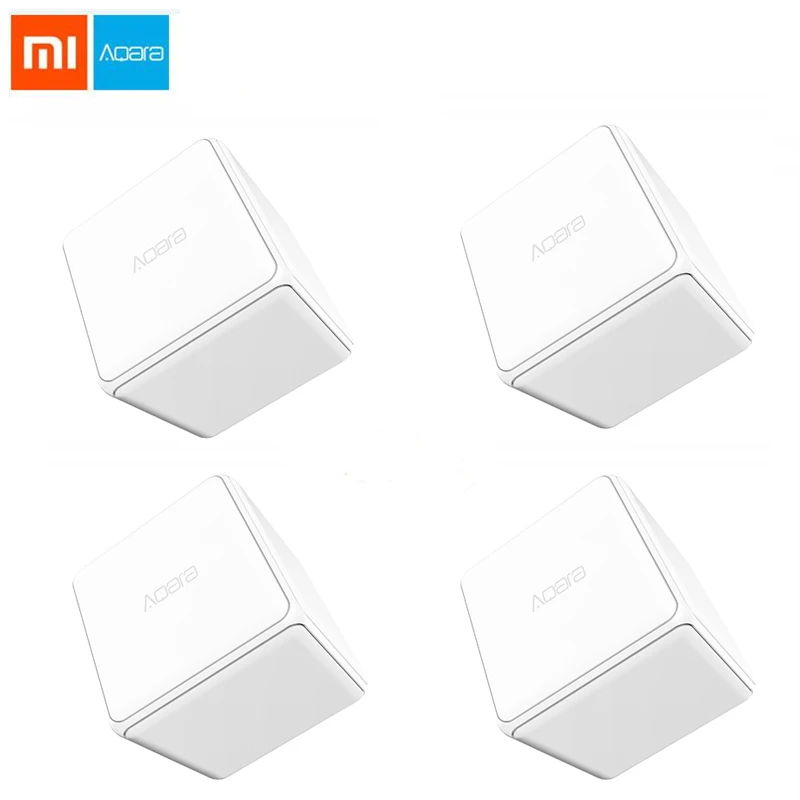 Xiaomi Aqara Magic Cube Controller Zigbee Version Controlled by Six Actions For Smart Home Device TV Smart Socket mi home app
Xiaomi Aqara Magic Cube Controller Zigbee Version Controlled by Six Actions For Smart Home Device TV Smart Socket mi home app