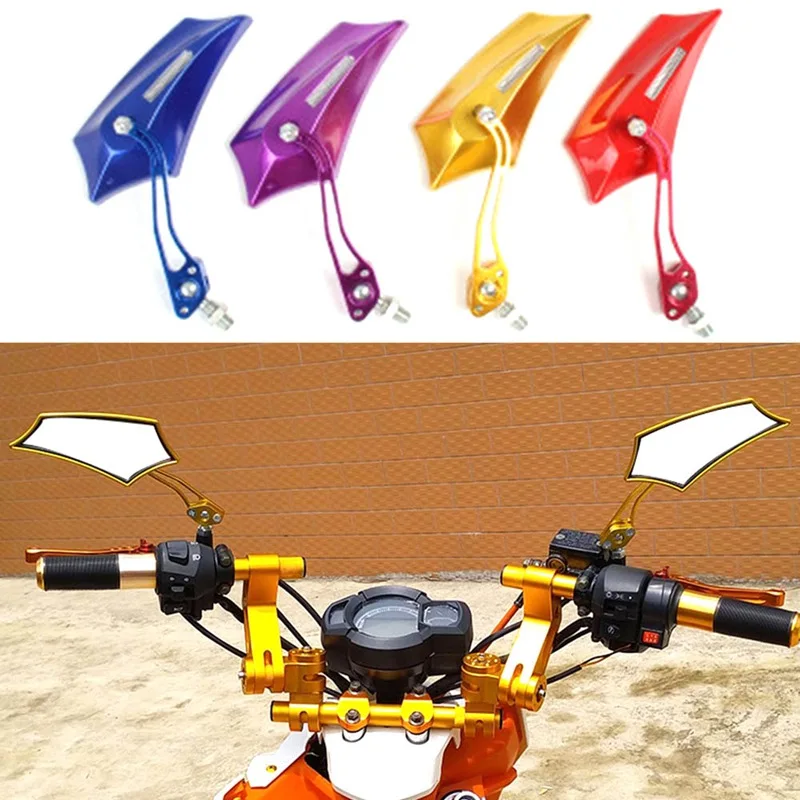 2Pcs/Pair 8mm/10mm Universal Motorcycle Rearview Mirror Aluminum Alloy Motorbike DIY Side Mirror Moto Rearview Motorcycle Mirror
2Pcs/Pair 8mm/10mm Universal Motorcycle Rearview Mirror Aluminum Alloy Motorbike DIY Side Mirror Moto Rearview Motorcycle Mirror