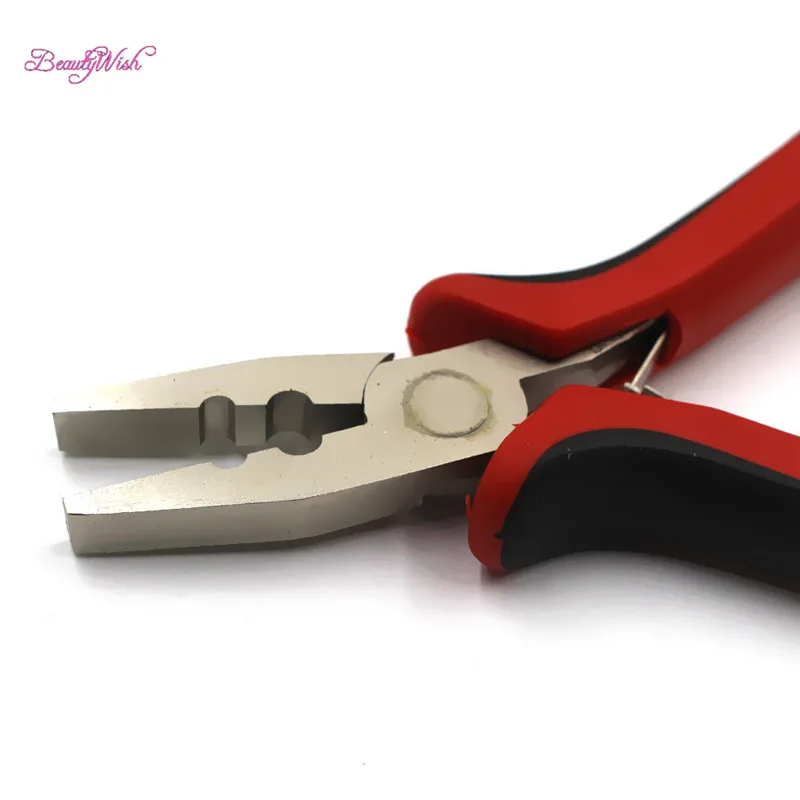 Hair Extension Hair Plier 10Pcs Straight Head With Two Hole Micro Hair Beads Loop Hook Pliers I Tip In Black and Red Handle
Hair Extension Hair Plier 10Pcs Straight Head With Two Hole Micro Hair Beads Loop Hook Pliers I Tip In Black and Red Handle