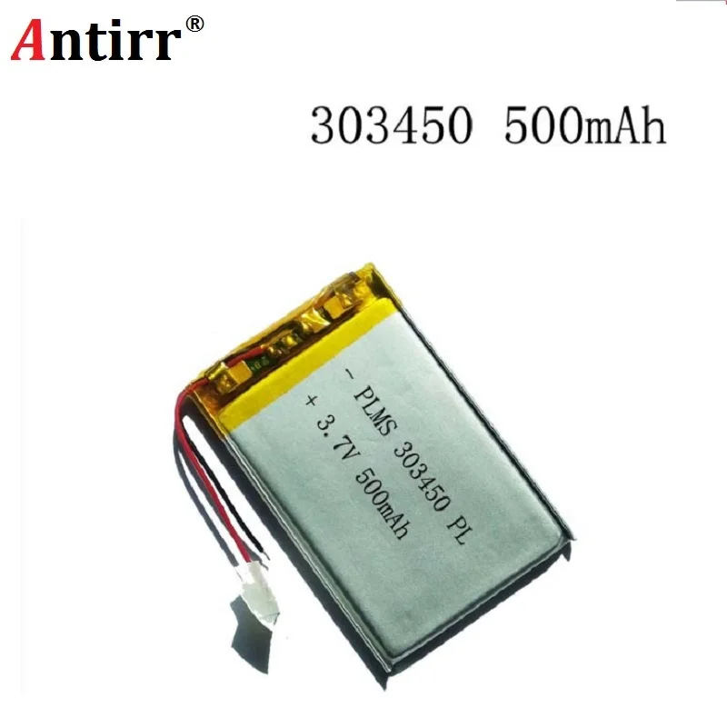 3.7V 500mAh 303450 Lithium Polymer Li-Po Rechargeable Battery power For Mp3 MP4 MP5 GPS PSP mobile bluetooth
3.7V 500mAh 303450 Lithium Polymer Li-Po Rechargeable Battery power For Mp3 MP4 MP5 GPS PSP mobile bluetooth
