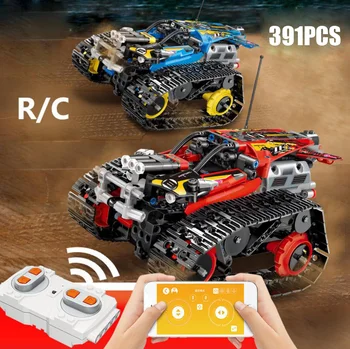 technics Off-road vehicle rc Tracked car building block 2.4Ghz radio remote control vehicle toys assemble bricks collection
technics Off-road vehicle rc Tracked car building block 2.4Ghz radio remote control vehicle toys assemble bricks collection