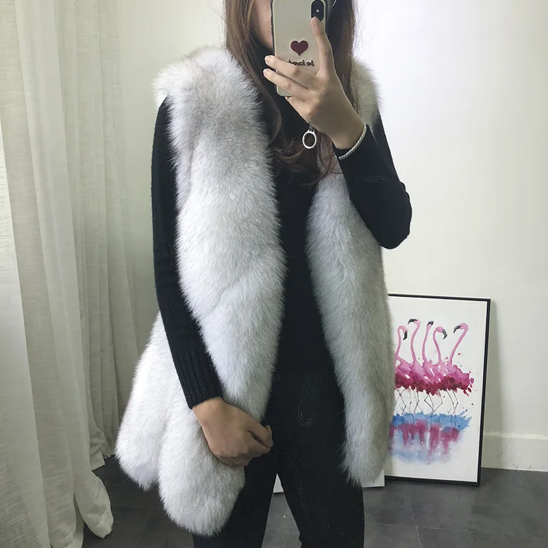 JKP women's leather whole natural fox fur jacket long section real fur coat Slim fashion slim women's HC-18
JKP women's leather whole natural fox fur jacket long section real fur coat Slim fashion slim women's HC-18