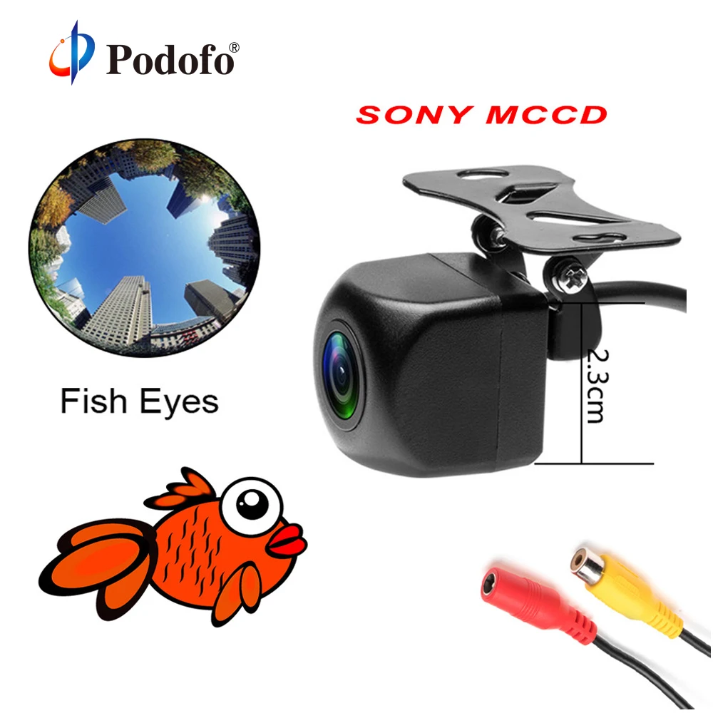 Podofo Rear View Camera Car Back Reverse Camera SONY MCCD Fish Eyes IP68 Waterproof Night Vision Parking Assistance Camera 15M
Podofo Rear View Camera Car Back Reverse Camera SONY MCCD Fish Eyes IP68 Waterproof Night Vision Parking Assistance Camera 15M