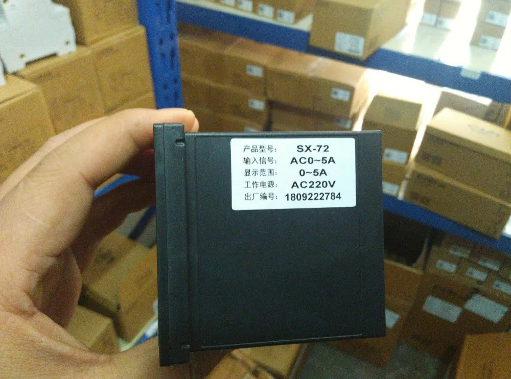 Абсолютно новый оригинальный аутентичный C-Lin SX-72 цифровой AC Амперметр AC220V входной AC0-5A
Абсолютно новый оригинальный аутентичный C-Lin SX-72 цифровой AC Амперметр AC220V входной AC0-5A