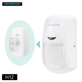 HOMSECUR H12 Wireless Pet Friendly PIR Motion Sensor for Pets Within 10KG For HOMSECUR Alarm System 433MHz
HOMSECUR H12 Wireless Pet Friendly PIR Motion Sensor for Pets Within 10KG For HOMSECUR Alarm System 433MHz