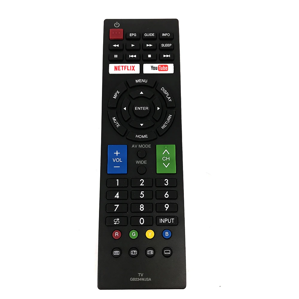New GENUINE ORIGINAL GB234WJSA For SHARP LCD TV Remote Control with NETFLIX YouTube Fernbedienung
New GENUINE ORIGINAL GB234WJSA For SHARP LCD TV Remote Control with NETFLIX YouTube Fernbedienung