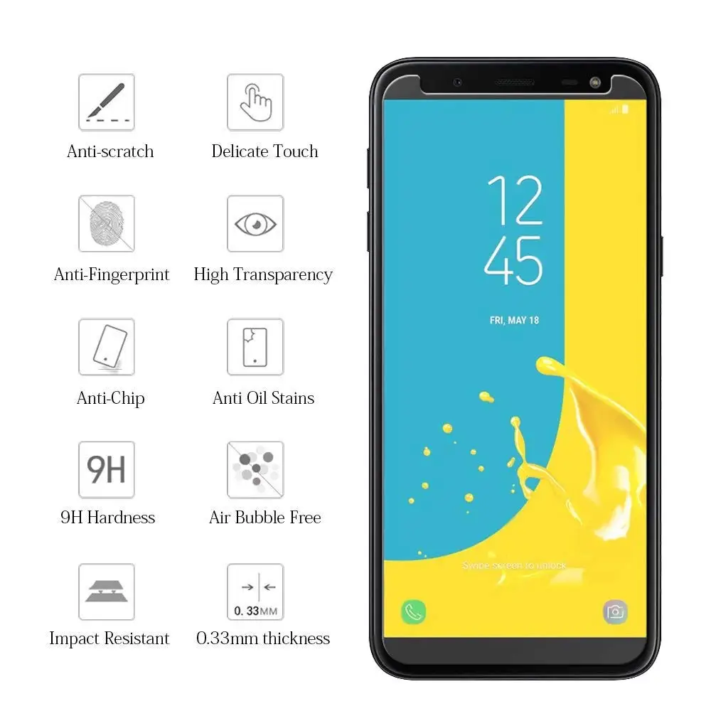 Tempered Glass For Samsung Galaxy J6 Plus Screen Protector J6+ Film For Samsung Galaxy J6 2018 Glass J600 J610 Protective Glass
Tempered Glass For Samsung Galaxy J6 Plus Screen Protector J6+ Film For Samsung Galaxy J6 2018 Glass J600 J610 Protective Glass