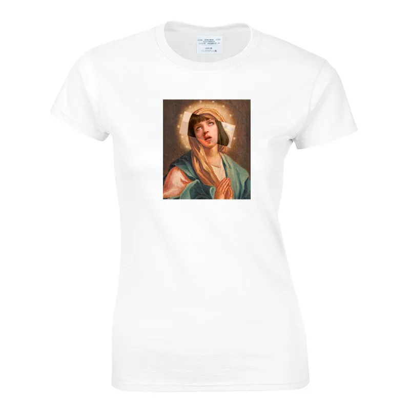 Pulp Fiction Uma Thurman Women's Clothing Fashion T-shirt Female Solid O Neck Short Sleeve Casual Tee Shirt Tops
Pulp Fiction Uma Thurman Women's Clothing Fashion T-shirt Female Solid O Neck Short Sleeve Casual Tee Shirt Tops
