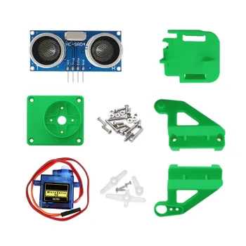 1pcs Ultrasonic Module HC-SR04 + 1pcs SG90 servo motor +1pcs servo holder for arduino robot car (optional colors )
1pcs Ultrasonic Module HC-SR04 + 1pcs SG90 servo motor +1pcs servo holder for arduino robot car (optional colors )