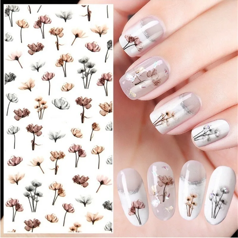 1 Sheet Embossed 3D Nail Stickers Blooming Flower Nail Art Stickers Decals Adhesive Manicure Nail Art Tips Decoration
1 Sheet Embossed 3D Nail Stickers Blooming Flower Nail Art Stickers Decals Adhesive Manicure Nail Art Tips Decoration