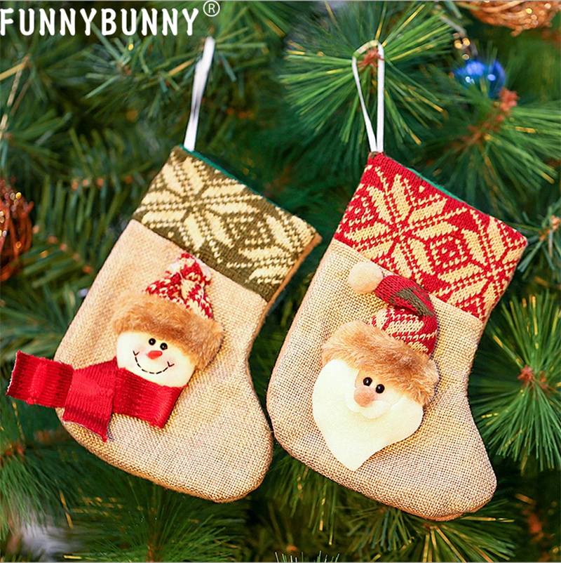 FUNNYBUNNY Christmas Stockings Sack Sock Gift Bag Filler Santa Xmas Hanging Decoration
FUNNYBUNNY Christmas Stockings Sack Sock Gift Bag Filler Santa Xmas Hanging Decoration