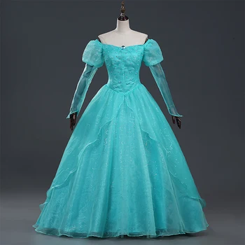 2018 High Quality The little Mermaid Ariel green dress Ariel princess Costume Adult Women Halloween Cosplay Costume
2018 High Quality The little Mermaid Ariel green dress Ariel princess Costume Adult Women Halloween Cosplay Costume