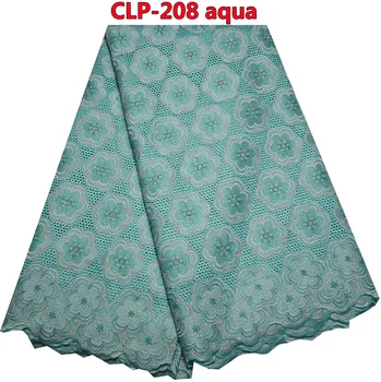 High Quality African Swiss Cotton voile lace (5 yards/pack), 100% cotton African Wedding Lace Dress CLP-208
High Quality African Swiss Cotton voile lace (5 yards/pack), 100% cotton African Wedding Lace Dress CLP-208