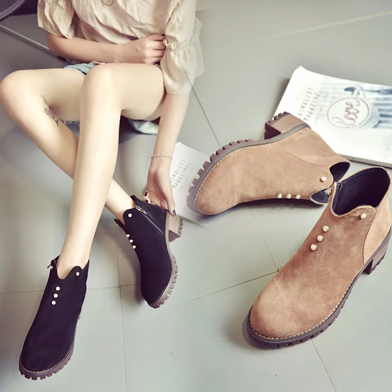 chunky high heel pearl rivets martin boots women korean brand design nubuck ankle booties ladies creeper platform shoes woman
chunky high heel pearl rivets martin boots women korean brand design nubuck ankle booties ladies creeper platform shoes woman