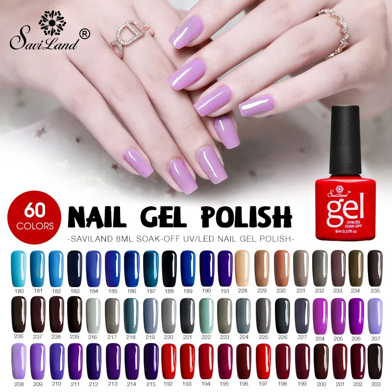 Saviland Hybrid Gel Nail Polish 60 Colors UV Nail Gel Varnish Red Nail Art Primer Semi Permanent for Manicure Gel Lacquer
Saviland Hybrid Gel Nail Polish 60 Colors UV Nail Gel Varnish Red Nail Art Primer Semi Permanent for Manicure Gel Lacquer