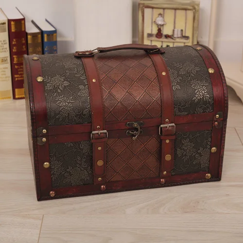 Cheap retro props storage box storage box storage box antique wooden treasure chest three-piece chamber
Cheap retro props storage box storage box storage box antique wooden treasure chest three-piece chamber