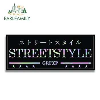 EARLFAMILY 13cm x 5.3cm Street Style Iridescent Vinyl Sticker Car Vinyl Decal Reflective Car Sticker Waterproof Car Styling
EARLFAMILY 13cm x 5.3cm Street Style Iridescent Vinyl Sticker Car Vinyl Decal Reflective Car Sticker Waterproof Car Styling