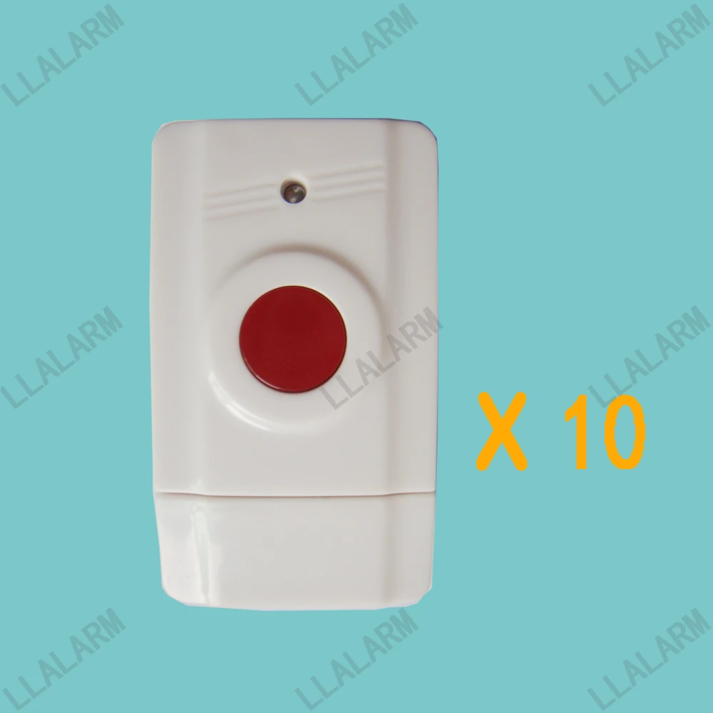 Wireless 433MHz Panic Button Emergency SOS Button Alarm Alert Built-in Antenna for Security Alarm System 10pcs/lot
Wireless 433MHz Panic Button Emergency SOS Button Alarm Alert Built-in Antenna for Security Alarm System 10pcs/lot
