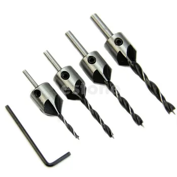 OOTDTY 2018 4pcs HSS 5 Flute Countersink Drill Bit Set Reamer Woodworking Chamfer 3mm-6mm OCT20_50
OOTDTY 2018 4pcs HSS 5 Flute Countersink Drill Bit Set Reamer Woodworking Chamfer 3mm-6mm OCT20_50