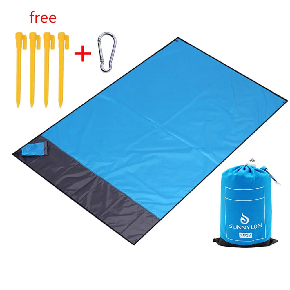 1.4*2.1m pocket moisture-proof picnic mat outdoor camping mat portable folding waterproof magic beach beach mat to send nails
1.4*2.1m pocket moisture-proof picnic mat outdoor camping mat portable folding waterproof magic beach beach mat to send nails
