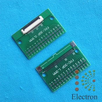 2pcs/lot 30P FFC FPC Adapter 0.5MM/1.0MM Pitch w/ 0.5mm flip cover to 2.54mm 30Pin Flat Cable Socket Connector for TFT LCD new
2pcs/lot 30P FFC FPC Adapter 0.5MM/1.0MM Pitch w/ 0.5mm flip cover to 2.54mm 30Pin Flat Cable Socket Connector for TFT LCD new