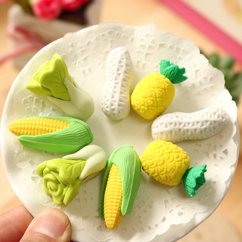 1PCS Creative Peanut Cabbage Corn Pineapple Pencil Eraser for Kids School Classroom Rewards Gifts Novelty Stationery Eraser
1PCS Creative Peanut Cabbage Corn Pineapple Pencil Eraser for Kids School Classroom Rewards Gifts Novelty Stationery Eraser