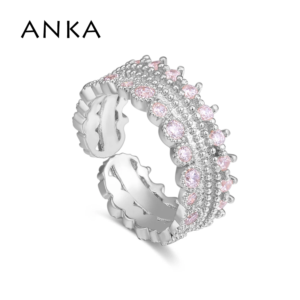 ANKA Brand New Luxury Clear Zircon Rings For Women Fashion Engagement Female Ring Wedding Office Jewelry Mother's Gift #129841 
ANKA Brand New Luxury Clear Zircon Rings For Women Fashion Engagement Female Ring Wedding Office Jewelry Mother's Gift #129841