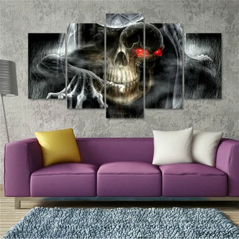 5 Pieces Skeleton Skull Canvas Painting Wall Art Picture for Living Room Wall Decor HD Print Halloween Home Decorative Wholesale
5 Pieces Skeleton Skull Canvas Painting Wall Art Picture for Living Room Wall Decor HD Print Halloween Home Decorative Wholesale