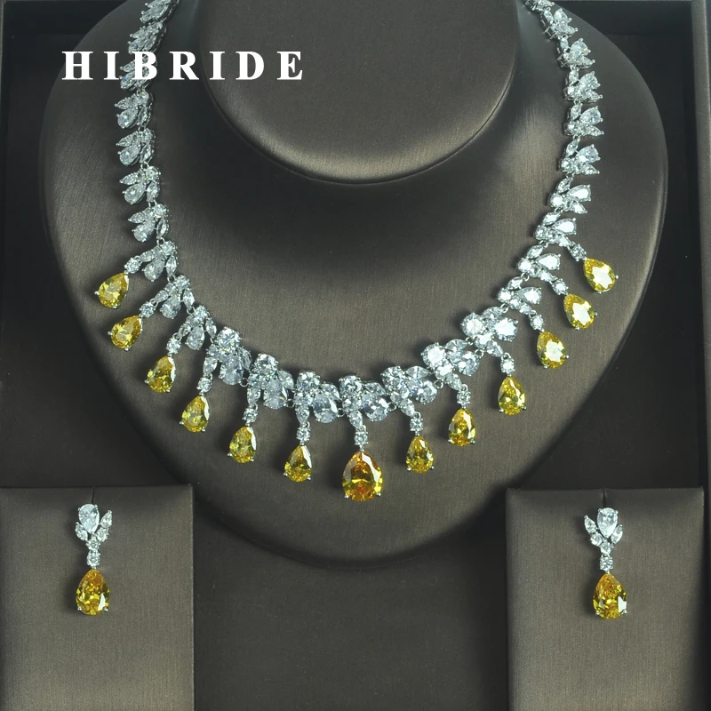 Роскошные блестящие желтые серьги HIBRIDE в форме капли воды, фианиты класса ААА, женские бриллиантовые ювелирные украшения
Роскошные блестящие желтые серьги HIBRIDE в форме капли воды, фианиты класса ААА, женские бриллиантовые ювелирные украшения