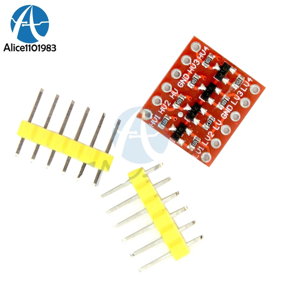 5Pcs 4 Channel I2C IIC Bi-Directional Logic Level Converter Diy Kit Electronic PCB Board Module For Arduino Compatible System
5Pcs 4 Channel I2C IIC Bi-Directional Logic Level Converter Diy Kit Electronic PCB Board Module For Arduino Compatible System