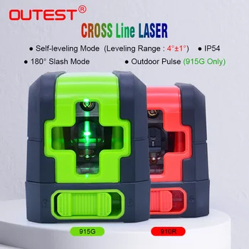 OUTEST Laser Level 2 lines Self-leveling Laser Leveler Vertical Horizontal Cross Laser Red/Green Beam Line Measuring Instrument
OUTEST Laser Level 2 lines Self-leveling Laser Leveler Vertical Horizontal Cross Laser Red/Green Beam Line Measuring Instrument