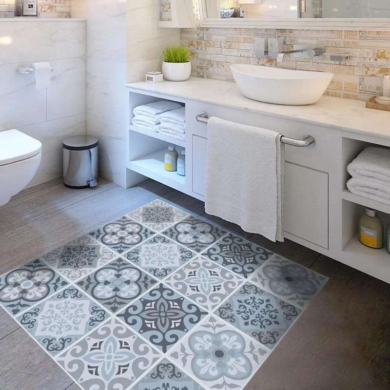 4Pcs/Set Mediterranean blue style PVC floor sticker Bedroom Study Room waterproof non-slip wear-resistant floor stickers
4Pcs/Set Mediterranean blue style PVC floor sticker Bedroom Study Room waterproof non-slip wear-resistant floor stickers