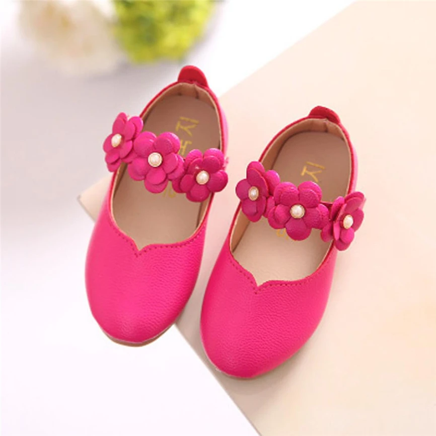 Latest Four Seasons Children Fashion Shoes Flower For KidS Solid All Match Casual D30Z | Детская одежда и обувь
