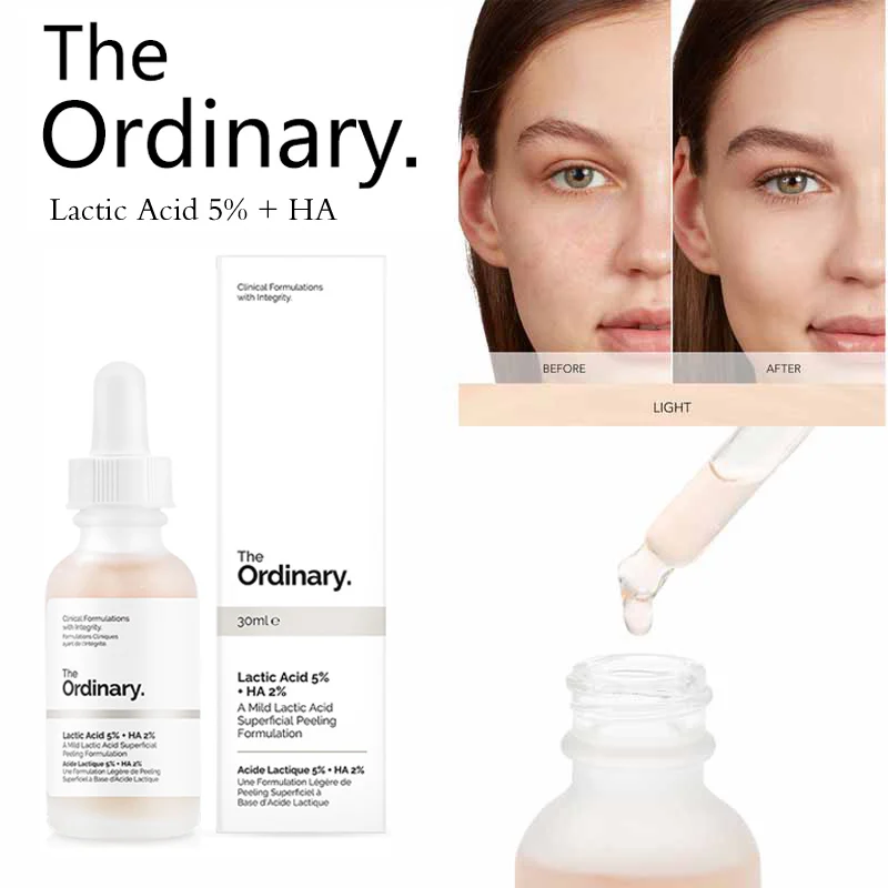 The Ordinary Lactic Acid 5% + HA 2% Superficial Peeling Formulation 30ml Face Skin exfoliation remove scars spots
The Ordinary Lactic Acid 5% + HA 2% Superficial Peeling Formulation 30ml Face Skin exfoliation remove scars spots