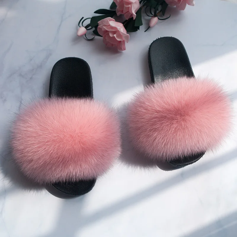 Maggie's Walker Women Real Fox Hair Slippers Sweet Candy-Colored slippery-proof Platform Autumn Slippers Size 35~42
Maggie's Walker Women Real Fox Hair Slippers Sweet Candy-Colored slippery-proof Platform Autumn Slippers Size 35~42