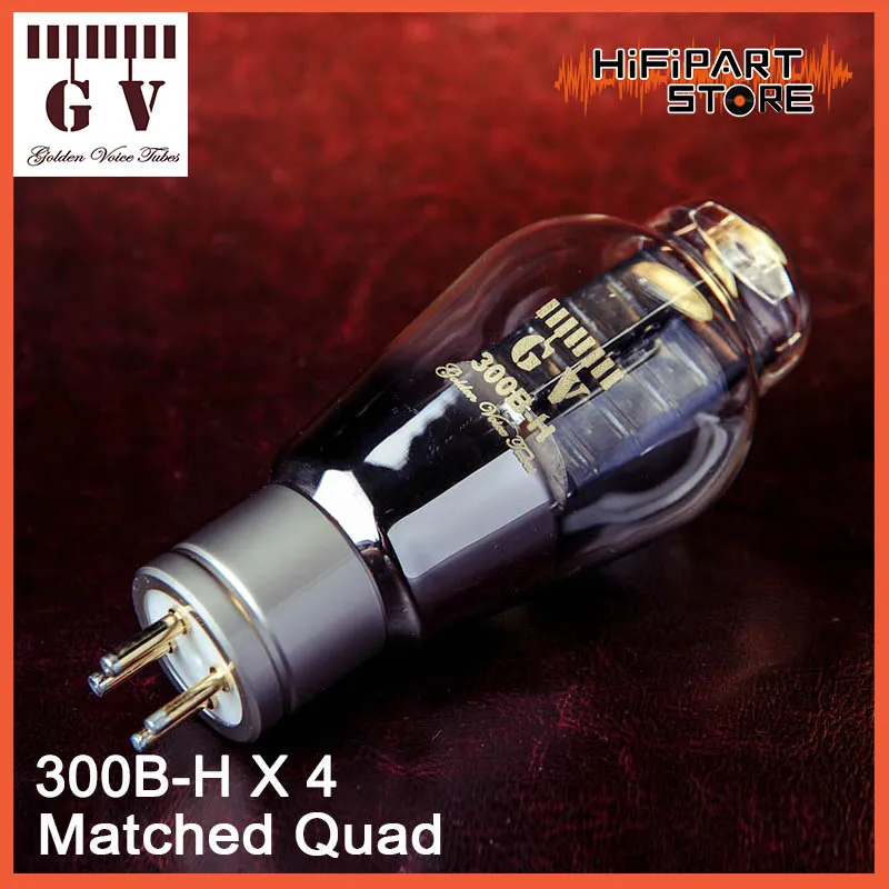 4pcs Golden Voice GV 300B-H Matched Quad Valve Tube amplifier accessories Repalce Psvane Shuguang JJ GOLD LION EH 300B WE300B
4pcs Golden Voice GV 300B-H Matched Quad Valve Tube amplifier accessories Repalce Psvane Shuguang JJ GOLD LION EH 300B WE300B