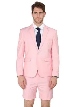 Summer Men suit Notch Lapel Slim Fit Suits 2 Pieces Groomsmen Wedding Suits For Men Bridegroom(Jacket+Short Pants)
Summer Men suit Notch Lapel Slim Fit Suits 2 Pieces Groomsmen Wedding Suits For Men Bridegroom(Jacket+Short Pants)