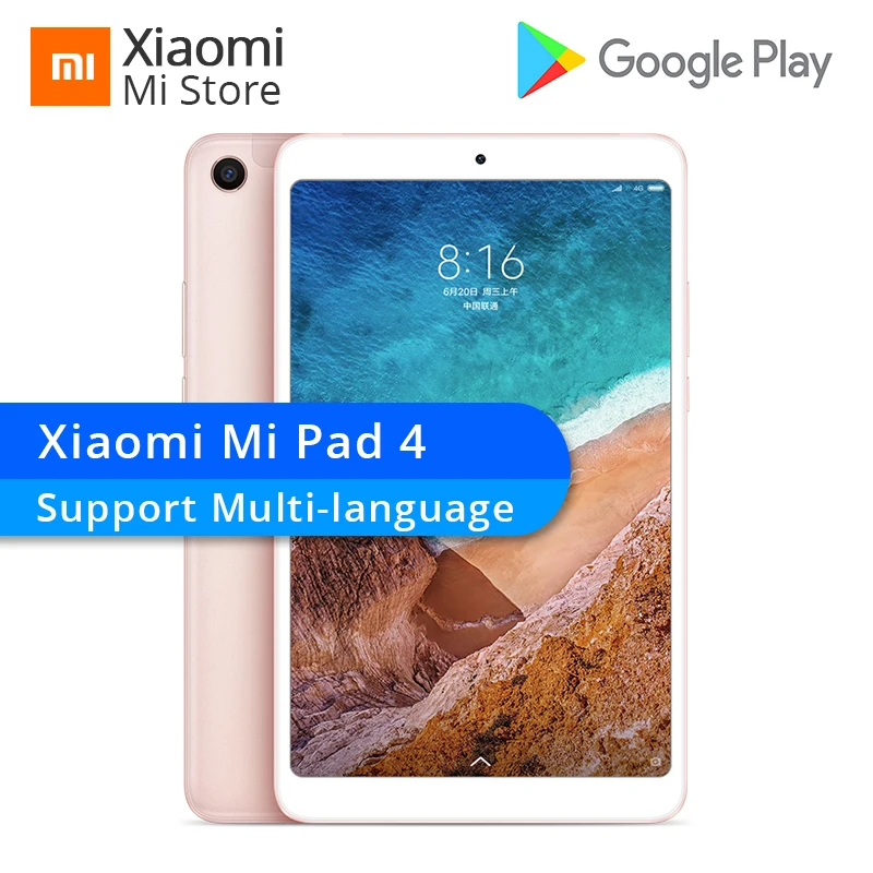 Multi-language Xiaomi Mi Pad 4 Tablets 4 Snapdragon 660 AIE 8'' 16:10 Screen Tablet 13MP Rear Camera Mi Pad 4 3+32GB/4+64GB
Multi-language Xiaomi Mi Pad 4 Tablets 4 Snapdragon 660 AIE 8'' 16:10 Screen Tablet 13MP Rear Camera Mi Pad 4 3+32GB/4+64GB