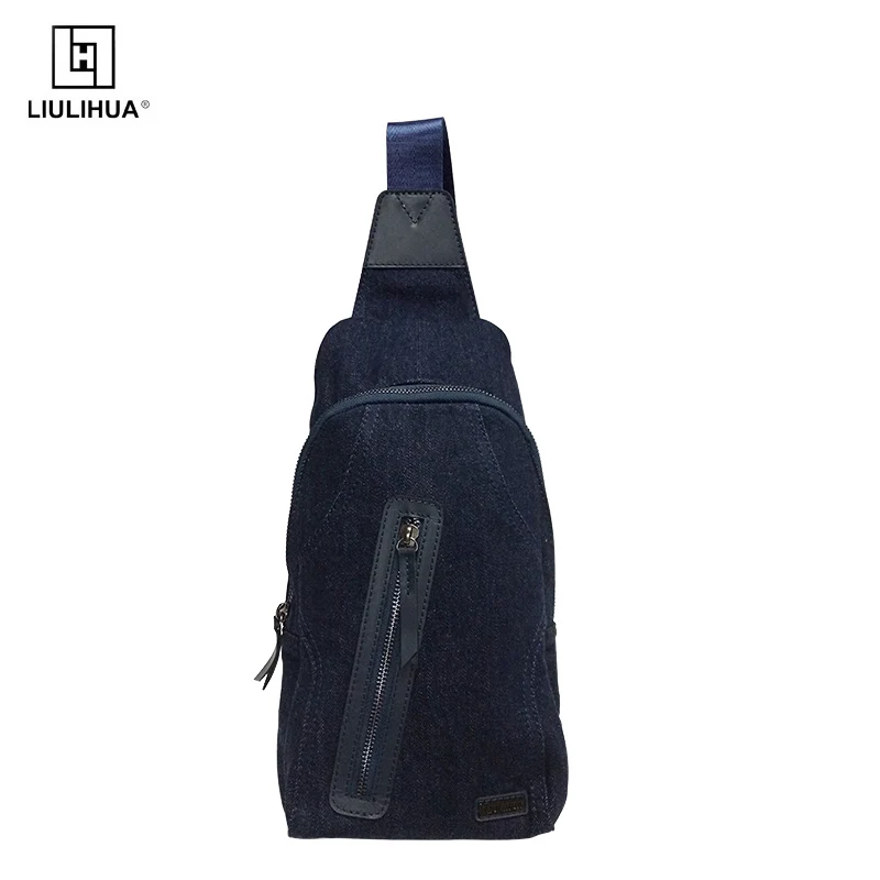 2018 New Casual Functional Men Chest Pack durable Denim fabric Chest bag Men's Travel Single Shoulder Bag Sling Messenger bag
2018 New Casual Functional Men Chest Pack durable Denim fabric Chest bag Men's Travel Single Shoulder Bag Sling Messenger bag