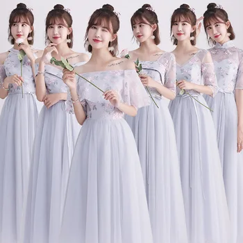 Bridesmaid Wedding Party Dress Elegant Women Full Length Improved Cheongsam Vintage Embroidery Flower Qipao Sexy Vestidos
Bridesmaid Wedding Party Dress Elegant Women Full Length Improved Cheongsam Vintage Embroidery Flower Qipao Sexy Vestidos