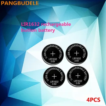 New! 4pcs/lot LIR1632 3.6V Li-on Rechargeable Button Coin Cell Battery Can Replace CR21632 for watches
New! 4pcs/lot LIR1632 3.6V Li-on Rechargeable Button Coin Cell Battery Can Replace CR21632 for watches