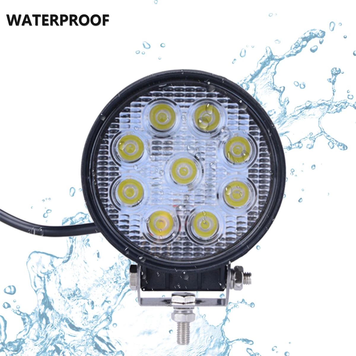 New 27W Round led work light, Inspection light, Led engineering light, Off-road vehicle light 12V For Your Car
New 27W Round led work light, Inspection light, Led engineering light, Off-road vehicle light 12V For Your Car