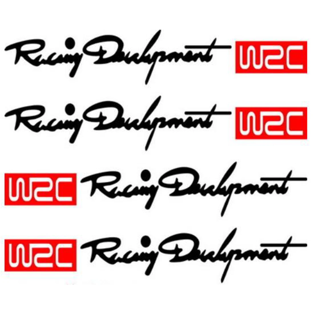 Dewtreetali WRC наклейки на дверные ручки для BMW MINI Audi VW Volkswagen Skoda Peugeot Citroen Renault 4 шт./компл.