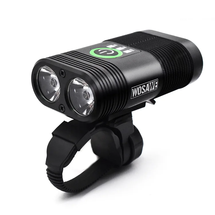 Waterproof Bicycle Head Lights Double LED 2400 Lumens USB Rechargeable Light Aluminium Alloy Stable Durable 5 Modes Bike Lights
Waterproof Bicycle Head Lights Double LED 2400 Lumens USB Rechargeable Light Aluminium Alloy Stable Durable 5 Modes Bike Lights