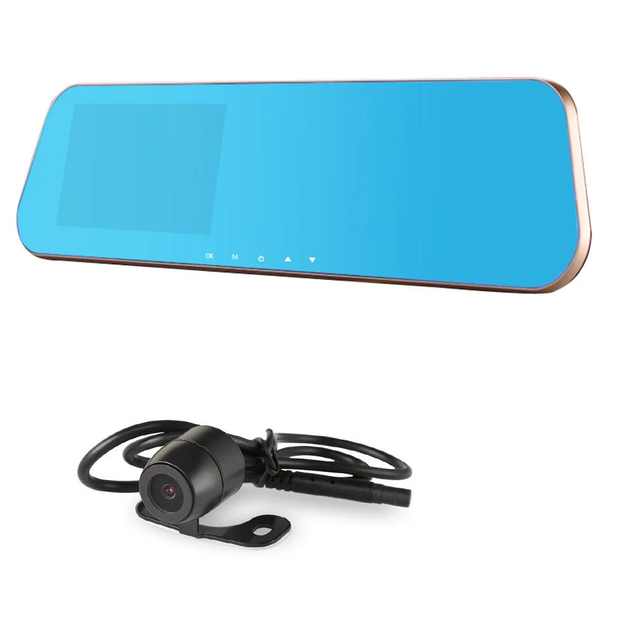 HD 1080p Night Vision Car Dvr Detector Camera 4.3 inch 170 Degree Dual Lens Blu-dimming Rearview Mirror Digital Recorder Video
HD 1080p Night Vision Car Dvr Detector Camera 4.3 inch 170 Degree Dual Lens Blu-dimming Rearview Mirror Digital Recorder Video